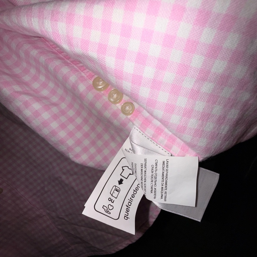 Polo by Ralph Lauren Light Pink Checkered Men's Shirt - Picture 5 of 11
